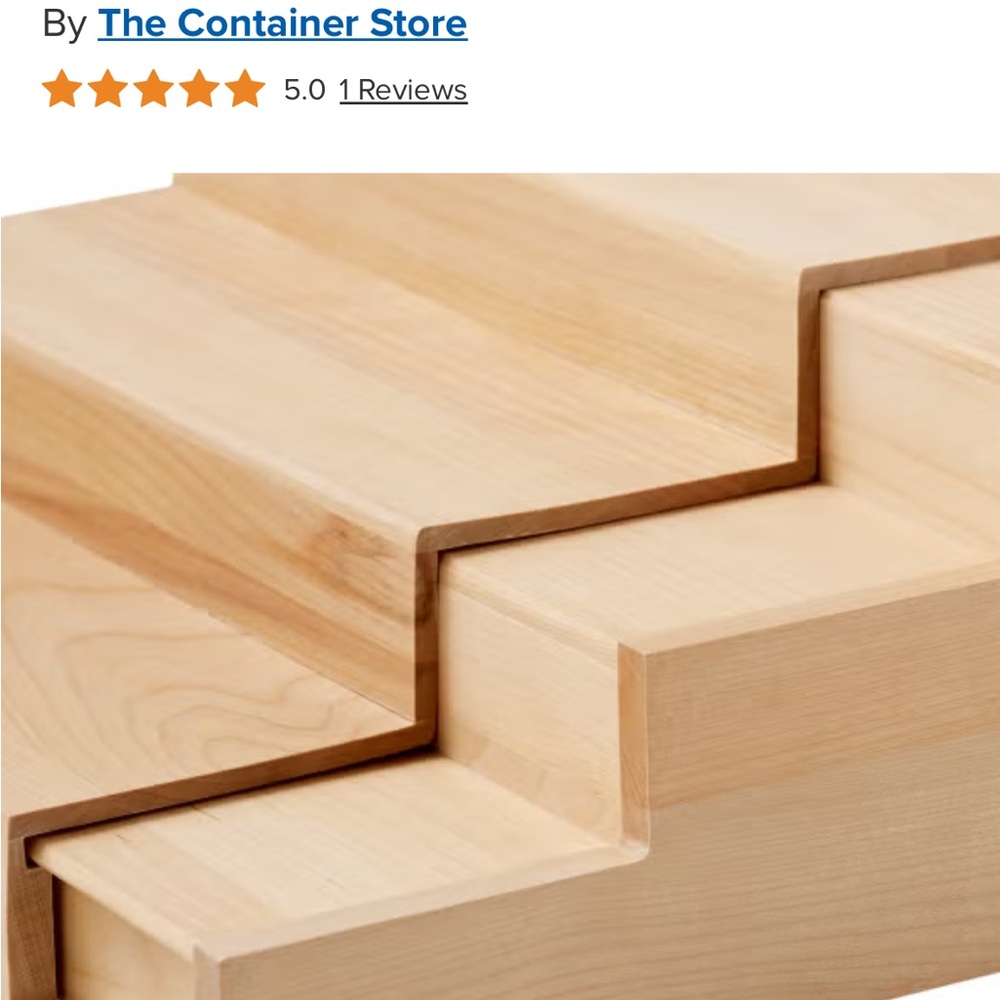Bamboo 3-Tier Step Spice Rack - Picture 5 of 6